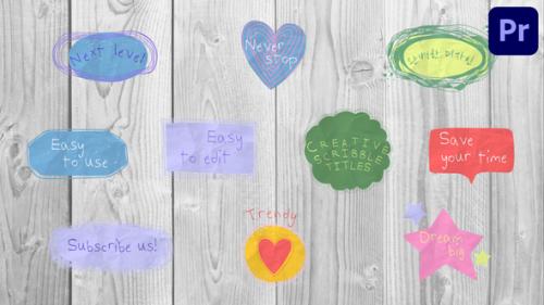 Videohive - Creative Scribble Titles for Premiere Pro - 47533271 - 47533271