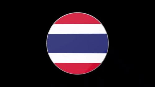 Videohive - Thailand Flag Circle Tube Loop South East Asia Country ASEAN Bangkok Thai - 47573089 - 47573089