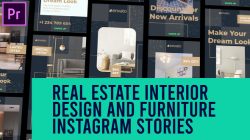 Videohive - Real Estate Interior Design and Furniture Instagram Story and Reel | MOGRT - 47547751 - 47547751