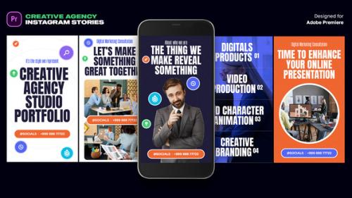 Videohive - Creative Agency Instagram Stories MOGRT - 47553173 - 47553173