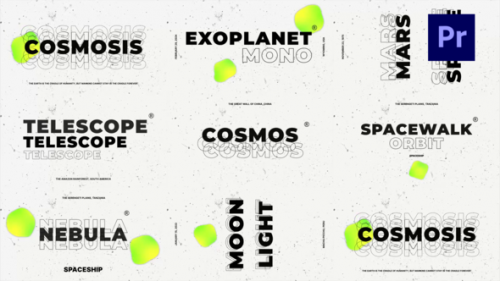 Videohive - Cosmos White Titles - 47559469 - 47559469