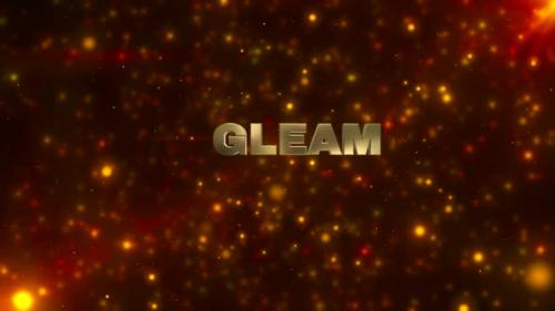 Videohive - Gleam Golden Festive Text Background - 47559726 - 47559726