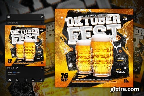 Oktoberfest Flyer FYR4JUT