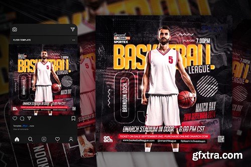 Basketball Flyer Template MZAEBPC