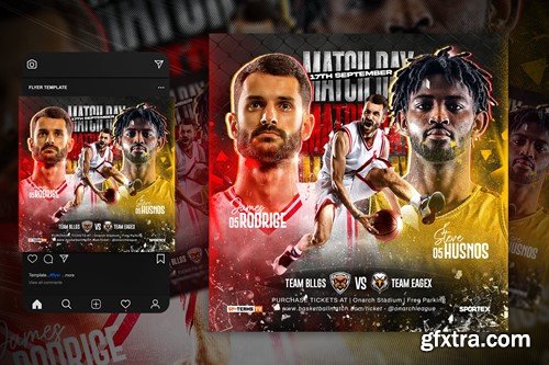 Basketball Flyer Template M7R2AGV