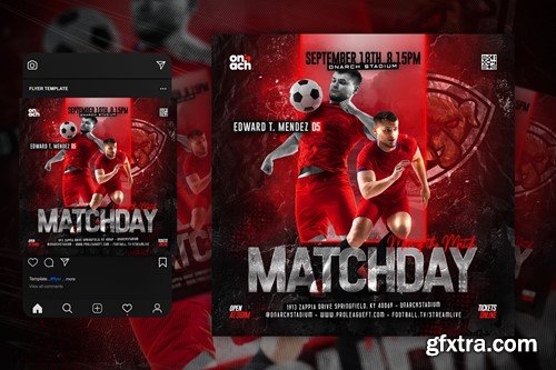 Soccer Flyer Template 77AL6FV