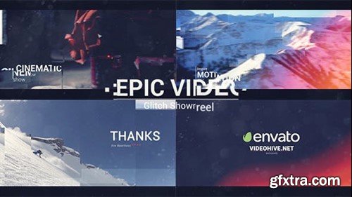 Videohive Epic Video Glitch Reel 14014387