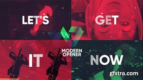 Videohive Modern Glitch Stomp Openers 22102892