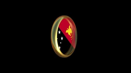 Videohive - Papua New Guinea Flag Animation - 47538140 - 47538140