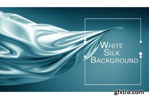 White Silk Background