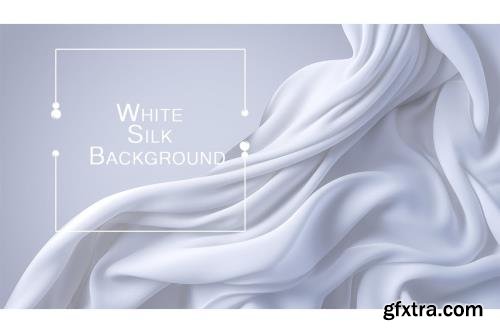 White Silk Background vol 2