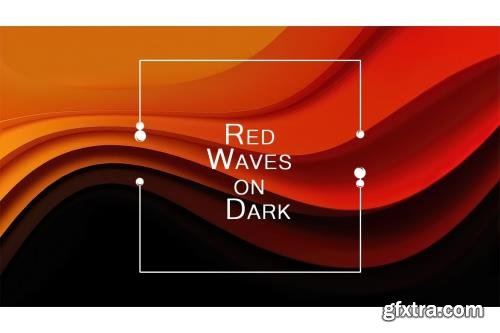 Red Waves on Dark