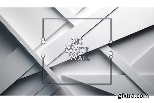 3D White Wall