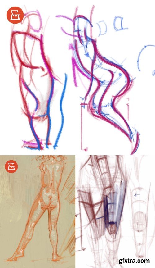 Vlad Gheneli - Figure Drawing - Form/Structure/Gesture