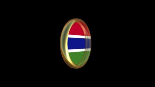 Videohive - The Gambia Flag Animation - 47538472 - 47538472