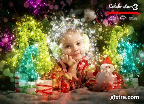 Christmas 3 Photoshop Action RCS3VT