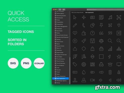 Thin Icons – Mega Bundle – 3000+ Icons Ui8.net