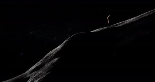 Videohive - Toutatis Asteroid Orbiting - 47548861 - 47548861