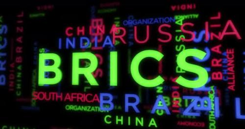 Videohive - BRICS kinetic text abstract concept loop - 47550039 - 47550039