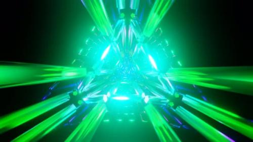 Videohive - Hypnotic Visuals of a Mesmerizing VJ Loop with a Pulsating Flashing Neon Background - 47559159 - 47559159