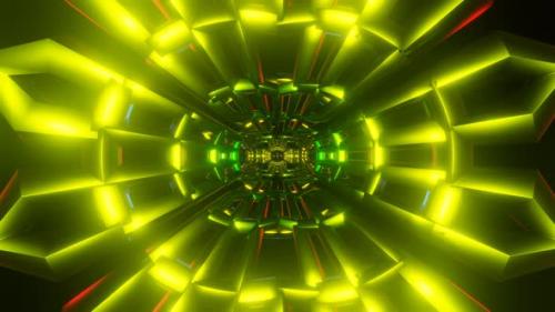 Videohive - Enchanting VJ Loop Dynamic Neon Backdrop Flashing in a Hypnotic Rhythm - 47559177 - 47559177