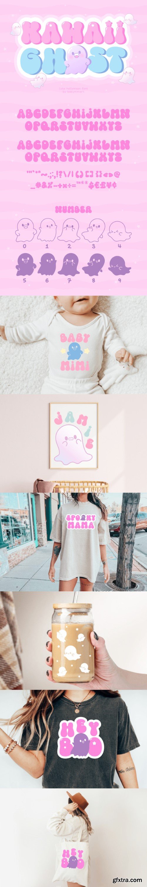 Kawaii Ghost Font