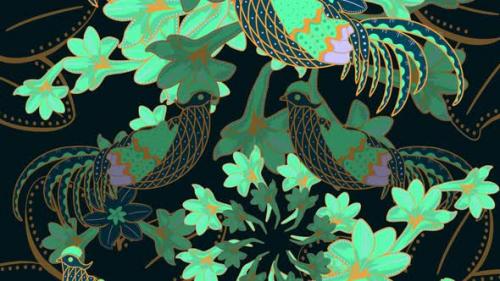 Videohive - Batik Ethnic Pattern 02 4K VJ Loop - 47546437 - 47546437