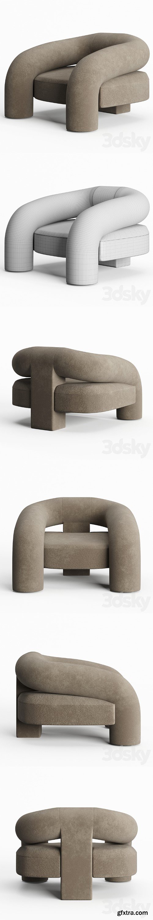 Kosa Lounge Chair by Ian Felton