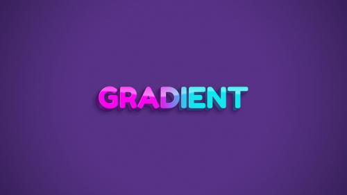 Videohive - Gradient Typography - 47548099 - 47548099