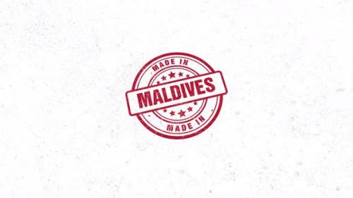 Videohive - Made In Maldives Rubber Stamp - 47552037 - 47552037