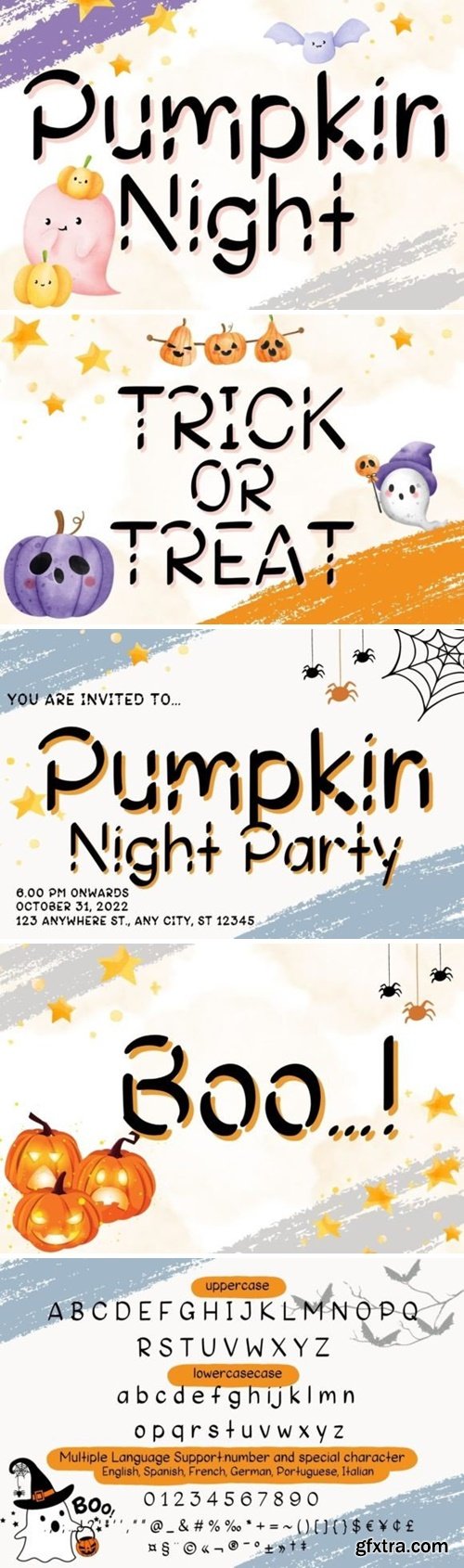 Pumpkin Night Font