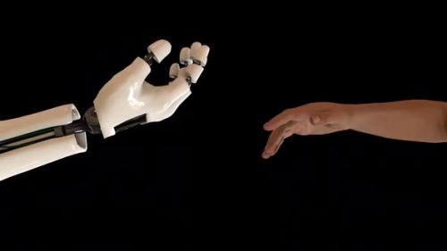 Videohive - Human Touch Robot Hand - 47553508 - 47553508