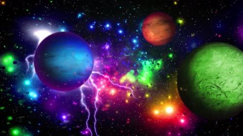 Videohive - Storm In Fantasy Space - 47553902 - 47553902