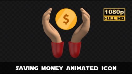 Videohive - Saving Money Animated Icon - 47554482 - 47554482