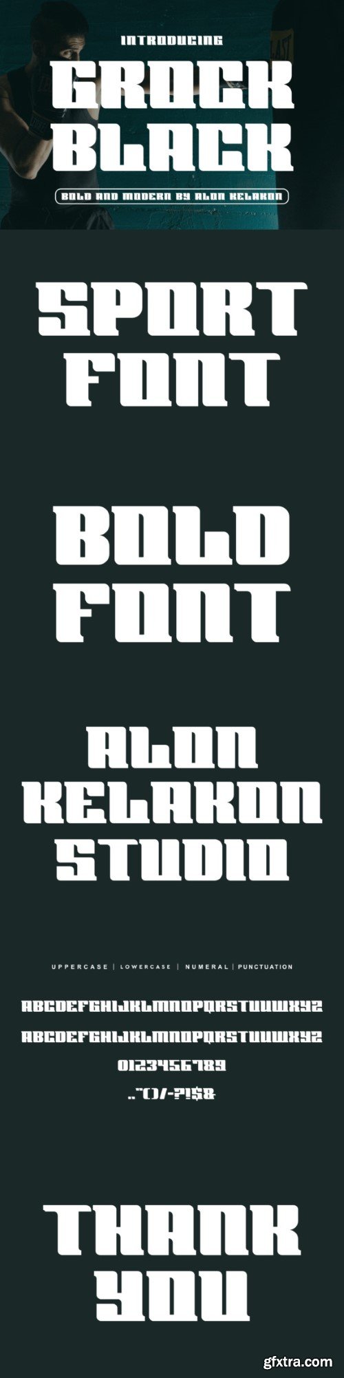 Grock Black Font