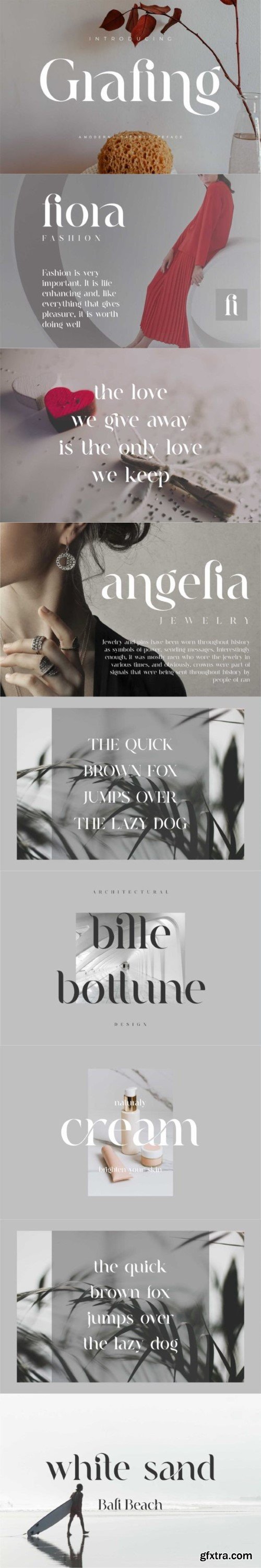 Grafing - Modern Ligature Typeface