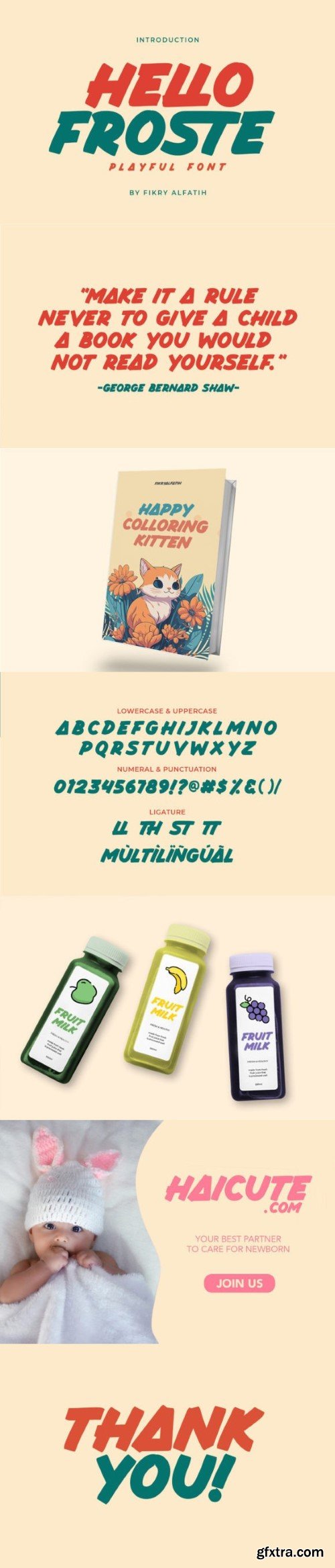 Hello Froste Playful Font