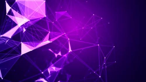 Videohive - Modern Plexus Background Purple V2 - 47547849 - 47547849