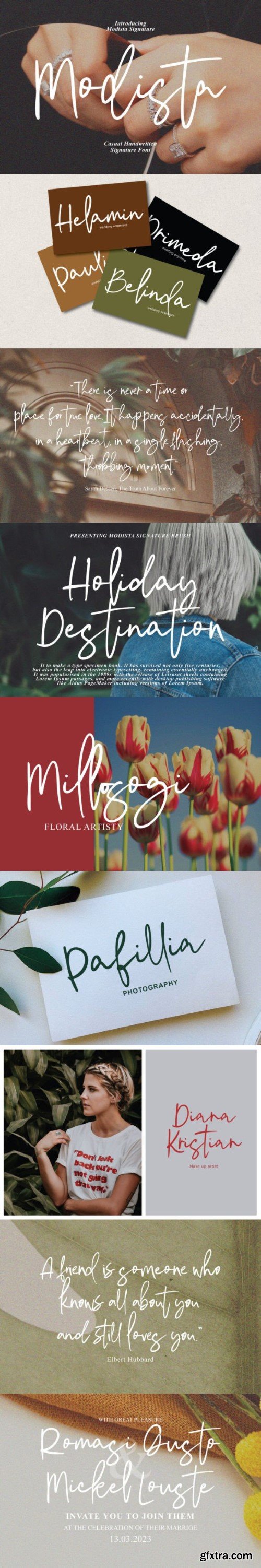 Modista Signature Font