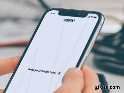 5 iPhone X Photorealistic mockups Ui8.net