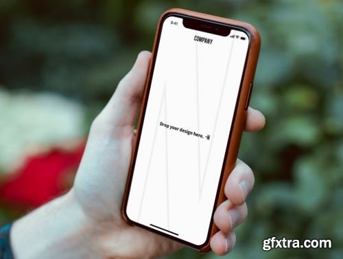 5 iPhone X Photorealistic mockups Ui8.net