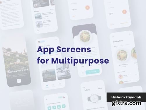 App Screens for Multipurpose Ui8.net