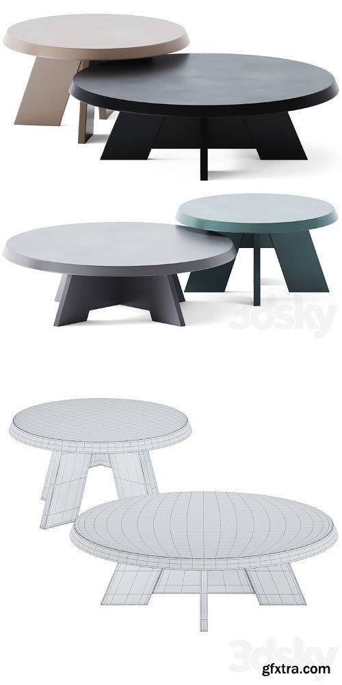 Coffee Tables Itske by Piet Boon