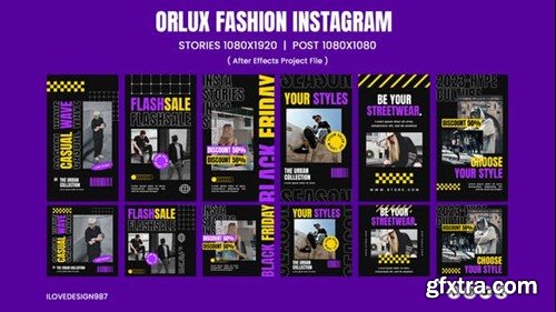 Videohive Orlux Fashion Instagram Template 47564010