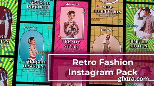 Videohive Retro Fashion Instagram Story Reel 2 47578053