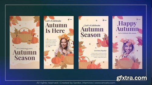 Videohive Autumn season instagram stories 47581961