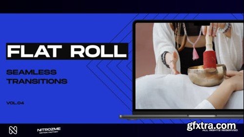 Videohive Flat Roll Transitions Vol. 04 47616942