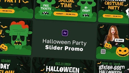 Videohive Halloween Party Slider Promo 47552580