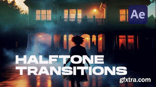 Videohive Halftone Dots Transitions 47585796