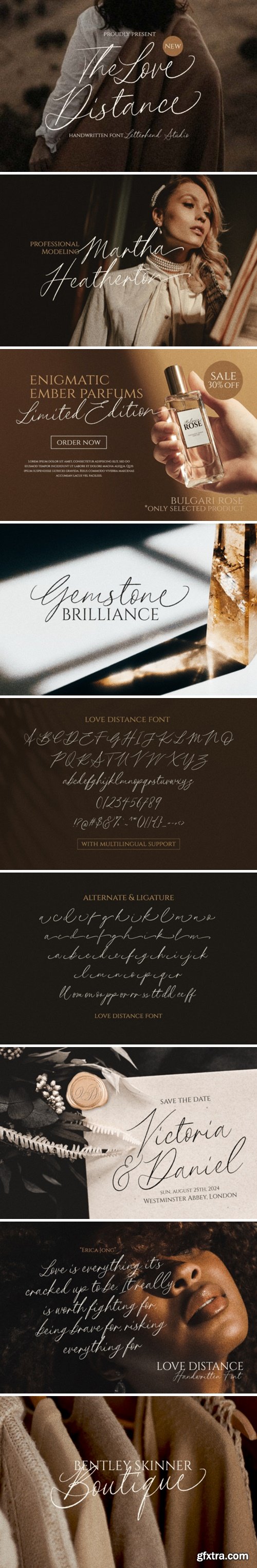 The Love Distance Font